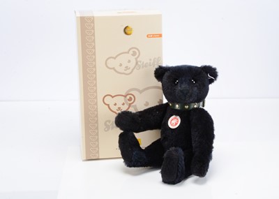 Lot 38 - A Steiff limited edition dark blue alpaca mohair teddy bear