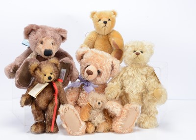 Lot 43 - Six artist teddy bears