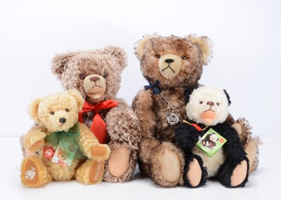 Lot 46 - Four limited edition Hermann teddy bears