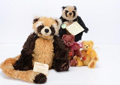 Lot 47 - Four limited edition Hermann teddy bears