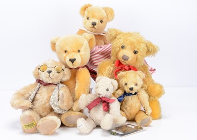 Lot 51 - Six limited edition British collectors teddy bears