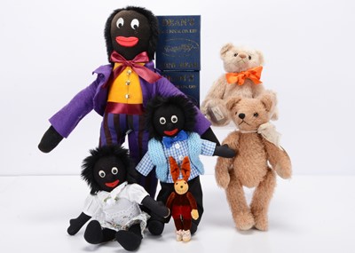 Lot 54 - Six Dean's Rag Book Company teddy bears and soft toys