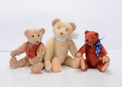 Lot 58 - Three Artist/Collectors teddy bears