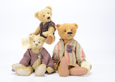 Lot 64 - Three Artist teddy bear