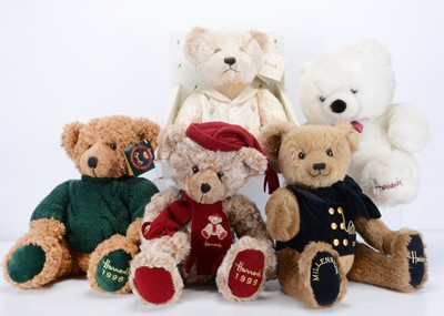 Lot 84 - Five Harrods teddy bears