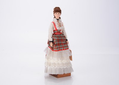 Lot 103 - An Ann Parker artist doll modelled after Princess of Wales - Alexandra's Dress