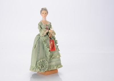 Lot 106 - An Ann Parker artist doll modelled after an English Costume of the 18th Century