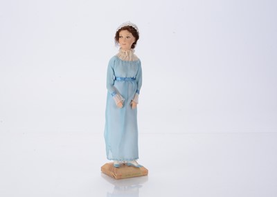 Lot 142 - An Ann Parker artist doll modelled after Jane Austen