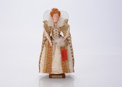 Lot 143 - An Ann Parker artist doll modelled after Elizabeth I
