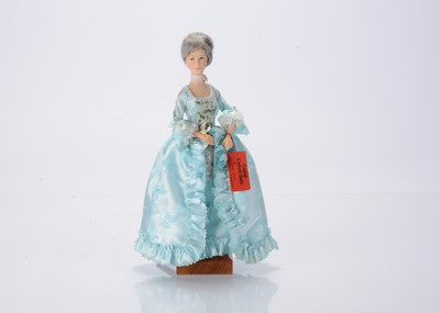 Lot 148 - An Ann Parker artist doll modelled after an English lady in 18th Century costume