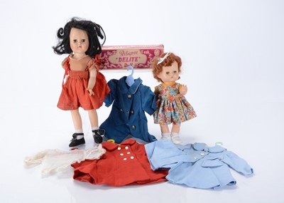 Lot 159 - Three Pedigree 1950s hard plastic dolls