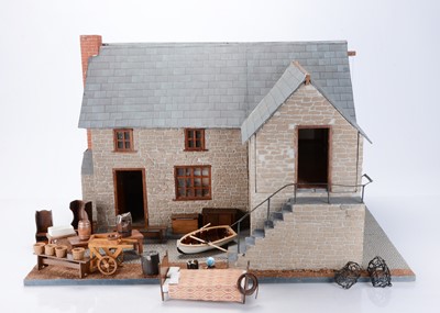 Lot 162 - A recent fisherman's cottage dolls house