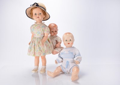 Lot 171 - A Pedigree 1955 Belles of Brighton large walking-talking hard plastic girl doll