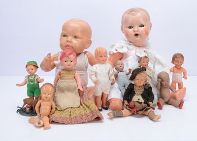 Lot 186 - Various celluloid dolls