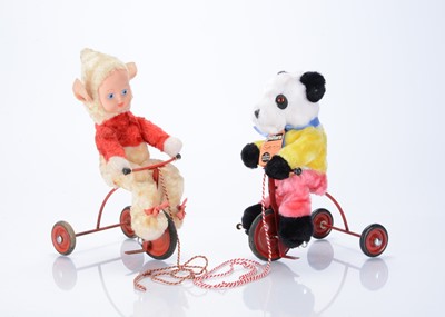 Lot 208 - A Chiltern 1950s/60s panda bear on a trike