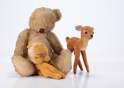 Lot 218 - A 1930s Merrythought Bingie teddy bear