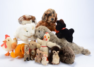 Lot 221 - A collection of animal soft toys