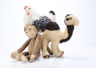 Lot 232 - Three post- war soft toy animals