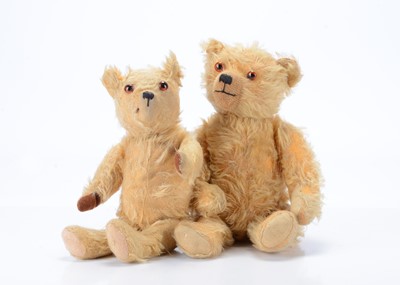 Lot 233 - Two 1930's Omega teddy bears