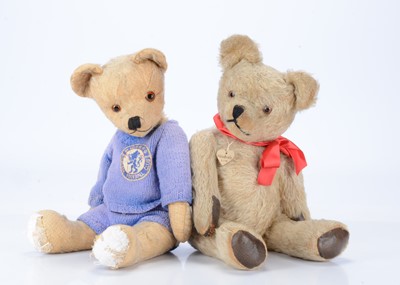 Lot 251 - Two post-war British teddy bears