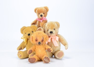 Lot 258 - Four Merrythought teddy bears