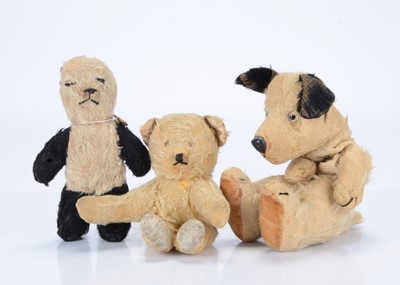 Lot 259 - A Chiltern type dog soft toy