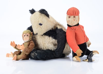 Lot 266 - A Schuco Yes/No tail operated monkey