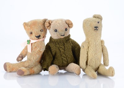 Lot 277 - Three small teddy bears