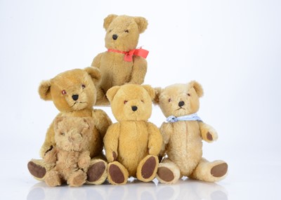 Lot 279 - Five Deans Rag Book Co. post-war teddy bears