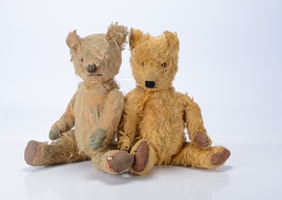 Lot 282 - Two 1940-50's teddy bears