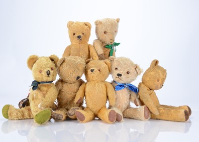 Lot 287 - Seven British teddy bears