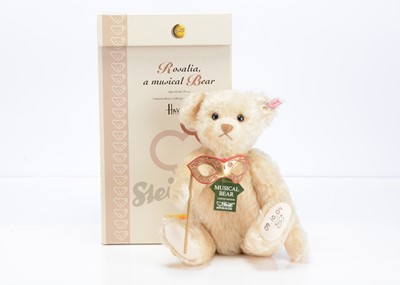 Lot 301 - A Steiff limited edition Harrods Rosalia Musical Bear 2004