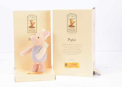 Lot 302 - A Steiff limited edition Classic Pooh Piglet