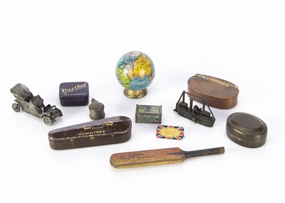 Lot 420 - Tinplate sweet sample tins