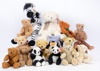 Lot 316 - A quantity of small collectors and manufactured teddy bears/soft toys