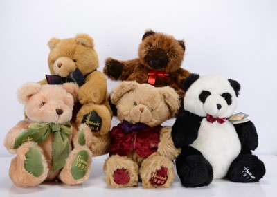 Lot 325 - Five Harrods teddy bears