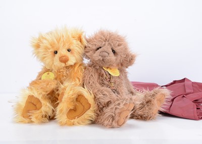Lot 330 - Two Charlie Bears teddy bears from Charlie Bears, The Great British Bear Trail 2012