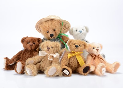 Lot 333 - Six Dean's Rag Book Company teddy bears