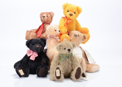 Lot 337 - Six Dean's Rag Book Company teddy bears