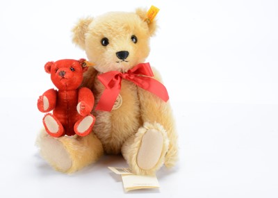 Lot 353 - Two Steiff yellow tag teddy bears