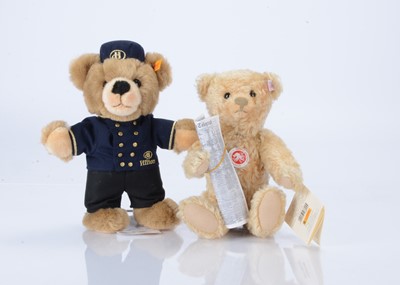 Lot 357 - Two Steiff teddy bears