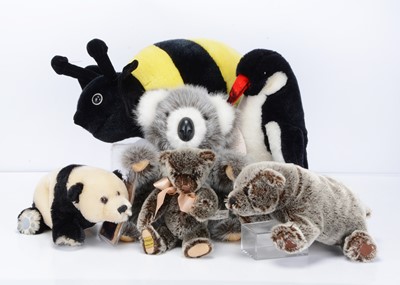 Lot 380 - Six Merrythought teddy bears- soft toys