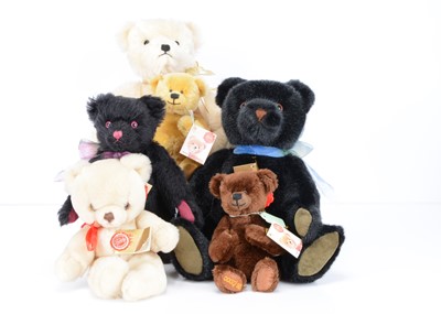 Lot 381 - Six Hermann teddy bears
