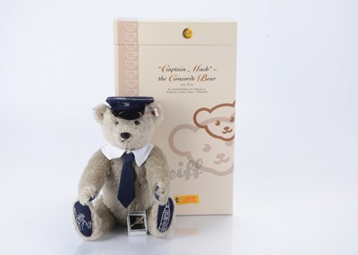 Lot 387 - A Steiff limited edition Captain Mach - The Concorde Bear