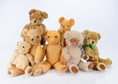 Lot 407 - Seven Pedigree teddy bears