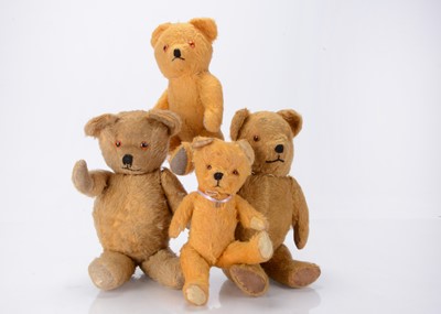 Lot 425 - Four post-war teddy bears