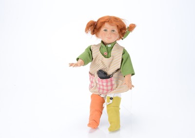 Lot 499 - A Pippi Longstocking artist doll