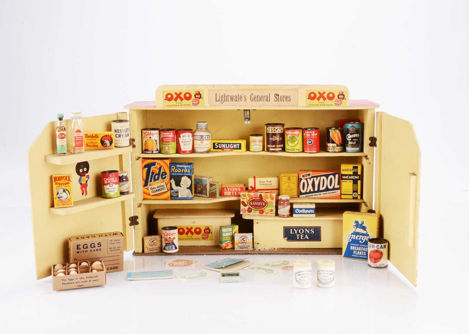 Lot 513 - A toy 'Lightwate's General Stores' shop