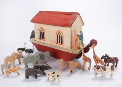 Lot 516 - A Lord Roberts Workshop wooden Noah's Ark with animals