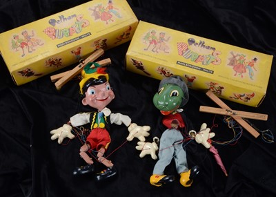 Lot 529 - Pelham Puppet Walt Disney Pinocchio and Jiminy Cricket